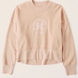 Abercrombie & Fitch Hampton Sports Club Fleece Tan Sweatshirt- Size Medium
